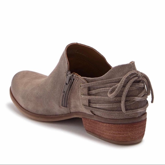 NIB Korks Lydney Suede Shootie Bootie Ankle Boots - Picture 2 of 7